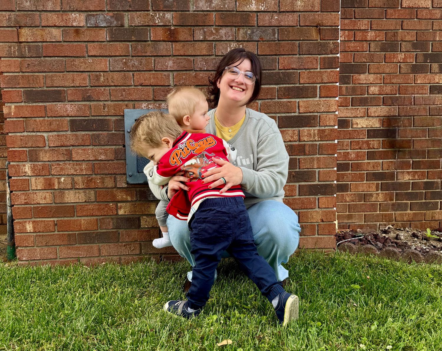 Kaitlin Persinger, Photographer, Owner, and Designer, with "Pac Man" Jones