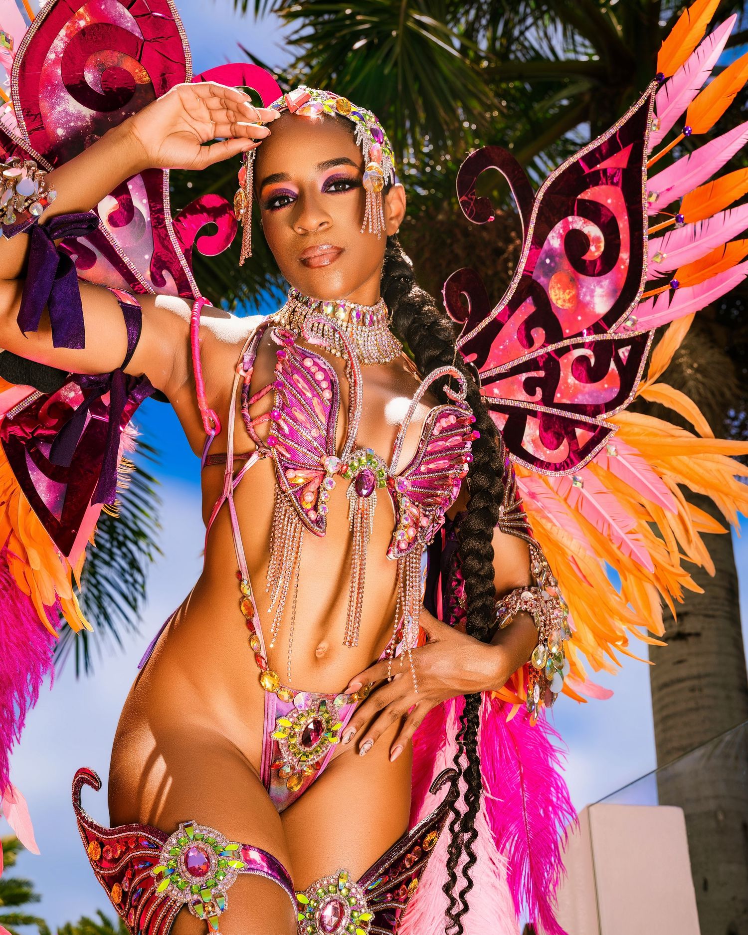 Carnival Tuesday photography by Timoy B Photography in Antigua – vibrant costume and festival energy. Myst Carnival