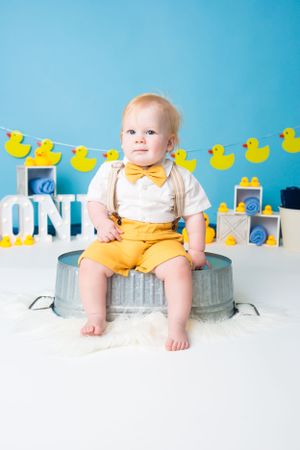 Rubber Ducky Cake Smash Jacksonville Photographer