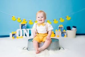 Rubber Ducky Cake Smash Jacksonville Photographer