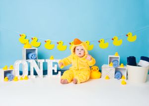 Rubber Ducky Cake Smash Jacksonville Photographer