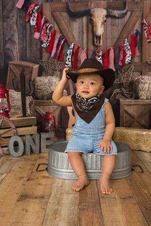 Western Cowboy Cake Smash