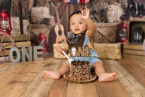 Jacksonville Fl Western Cowboy Cake Smash