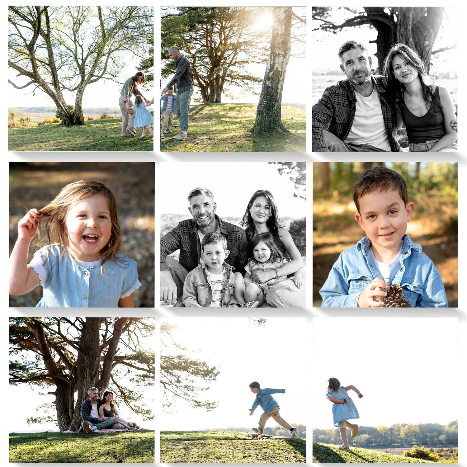 Family photo session in the New Forest.