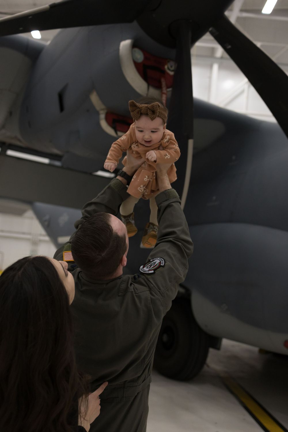 Family portraits with aircraft Cannon AFB