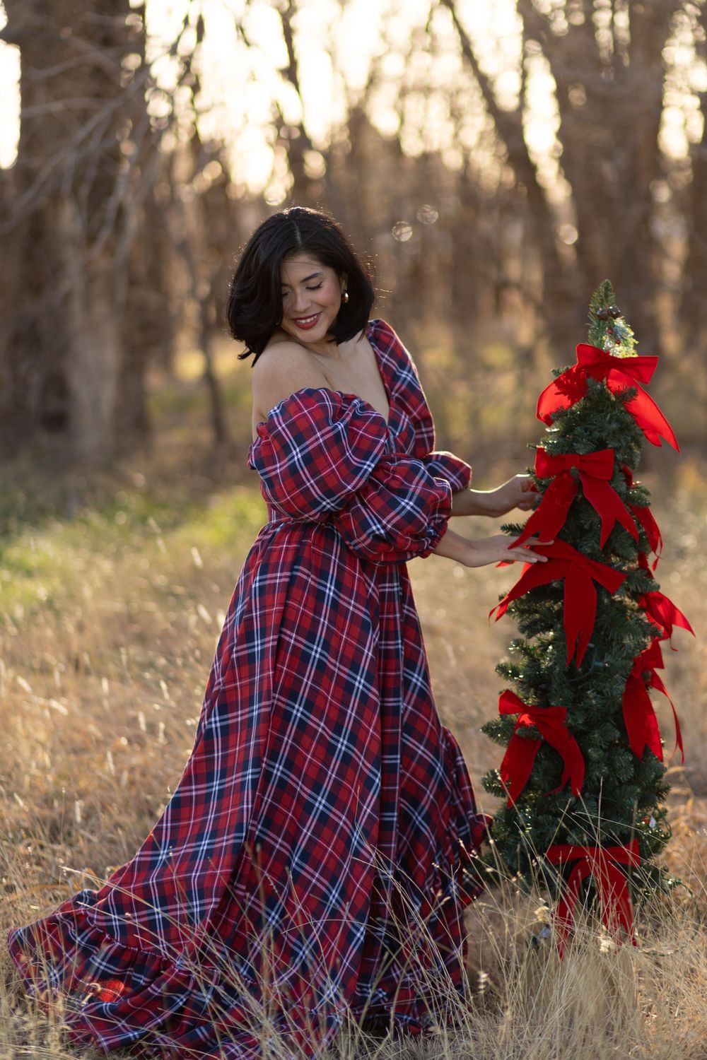 Christmas session at Goodwin trails in Clovis, NM