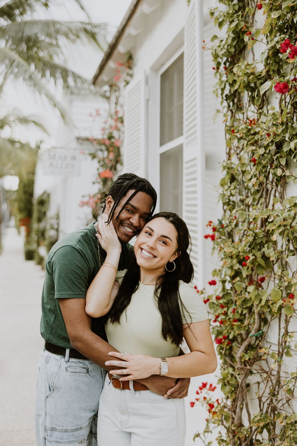 Downtown Palm Beach Engagement photos captured by Lindsay McDow Photography in Worth Ave