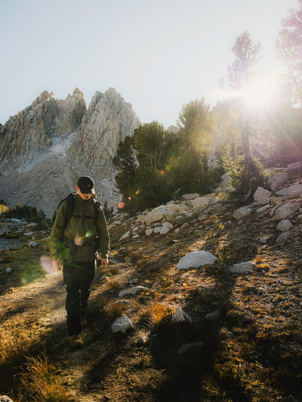 Fjallraven Backpacking Products - Vidda Hat, Abisko Hike Jacket, Keb Trousers, Kajka 65L