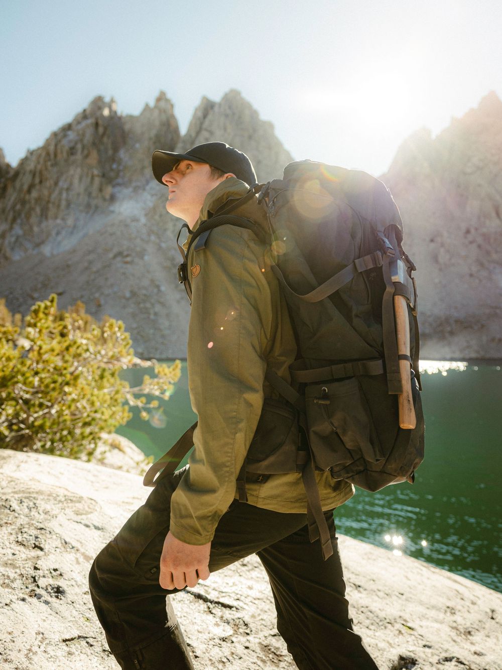 Fjallraven Backpacking Products - Vidda Hat, Abisko Hike Jacket, Keb Trousers, Kajka 65L