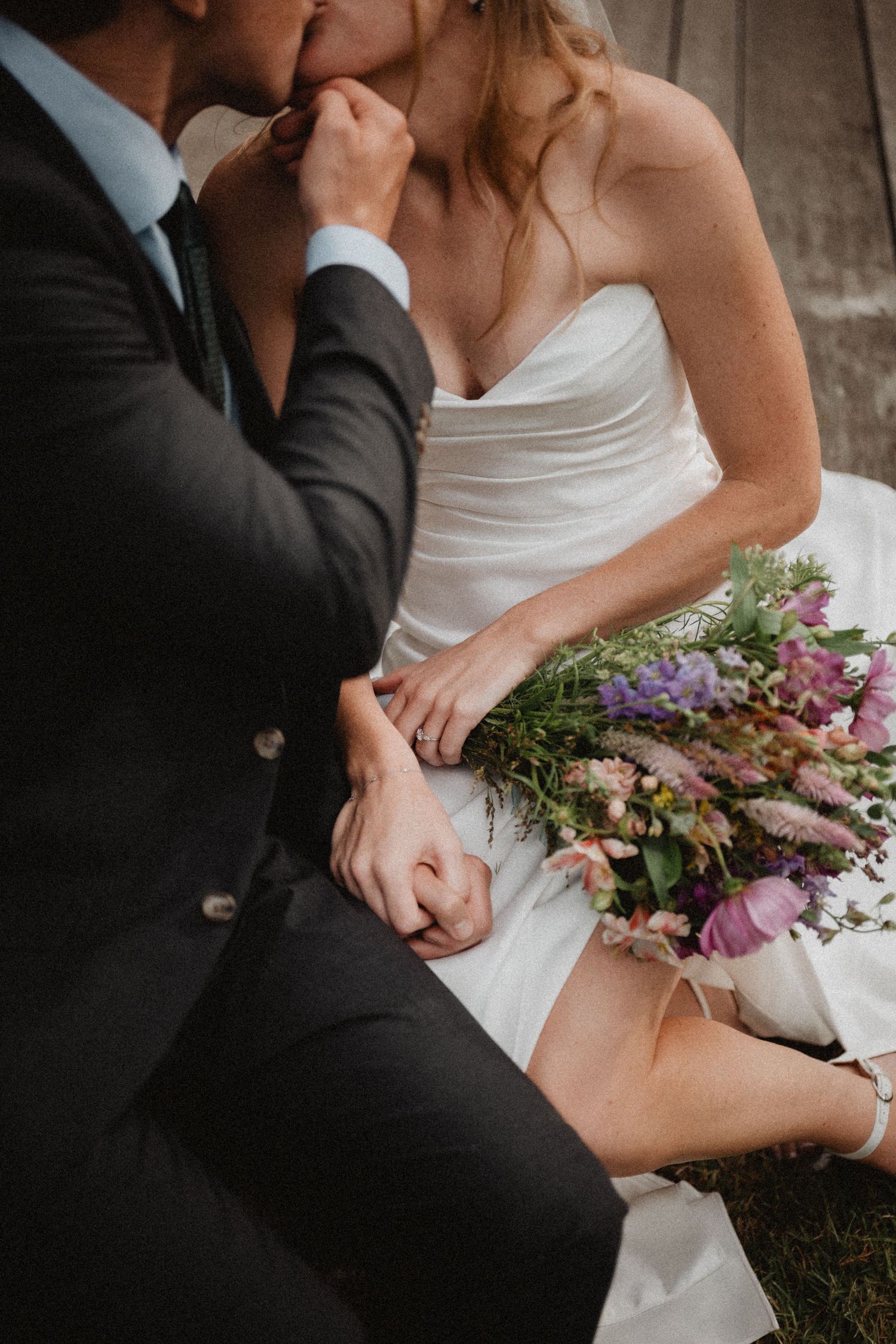 Treebones Resort Elopement details bridal bouquet
