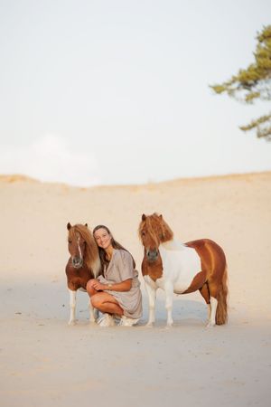 Paardenfotoshoot in de natuur van Twente
