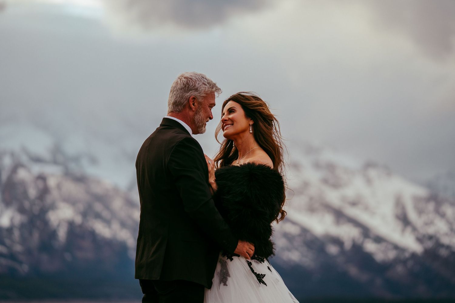 native american wedding in grand teton national park in wyoming