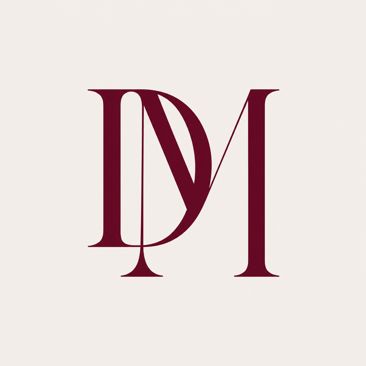 Elegant typography design featuring the word 'ALIGNED CREATIVE' in thin serif letters on a brown textured background.