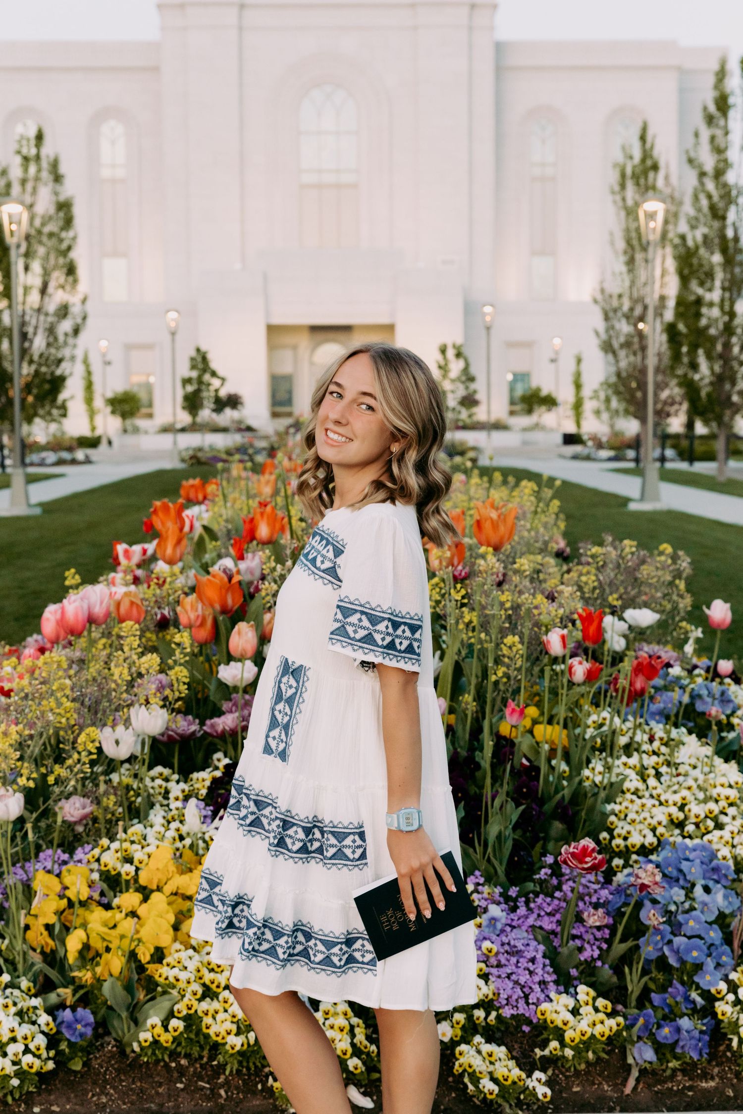 Mission photo session at the Orem Utah Temple.