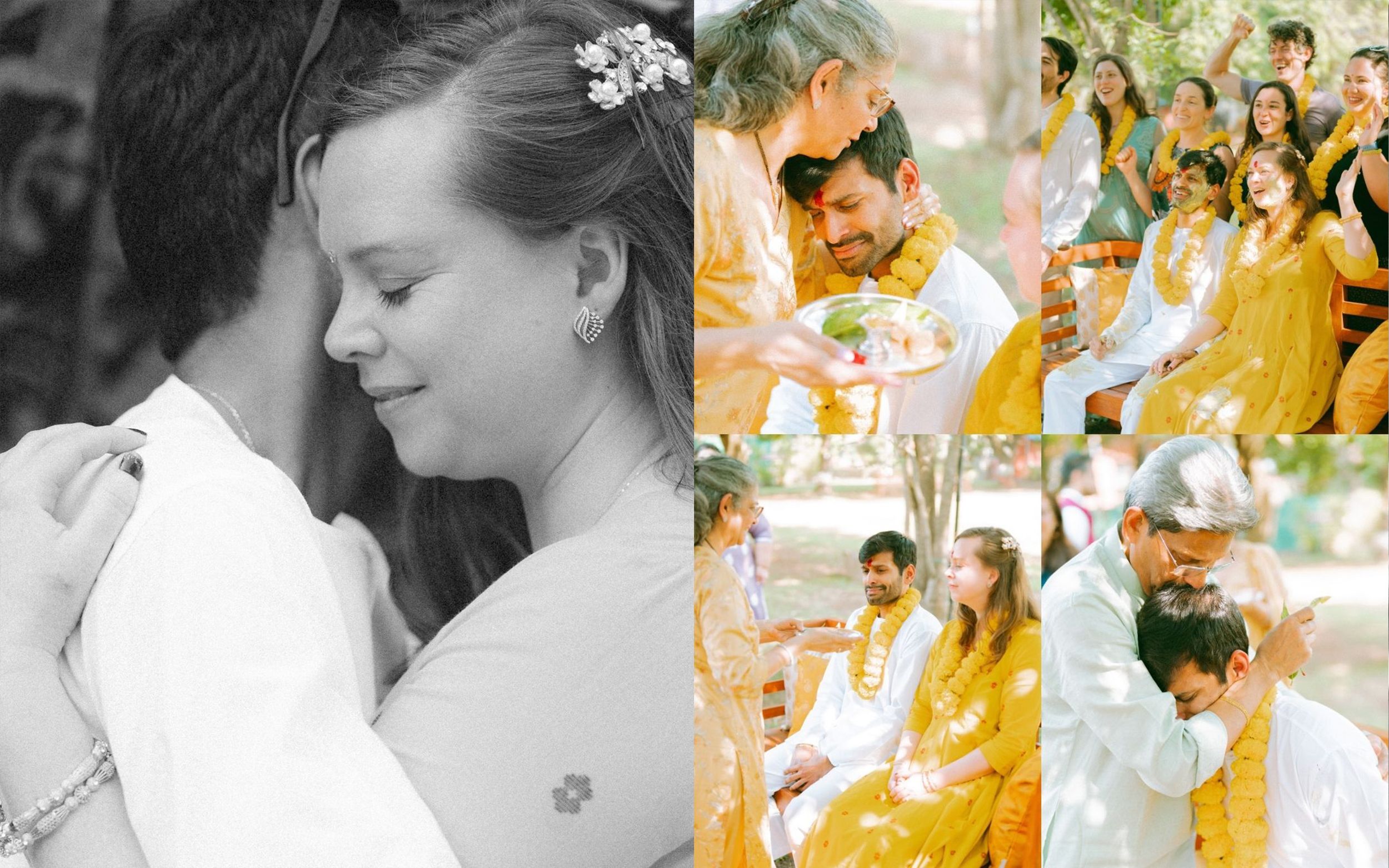 Wedding ceremony collage of traditional rituals & celebrations, beautifully captured by a professional wedding photographer in Mumbai.