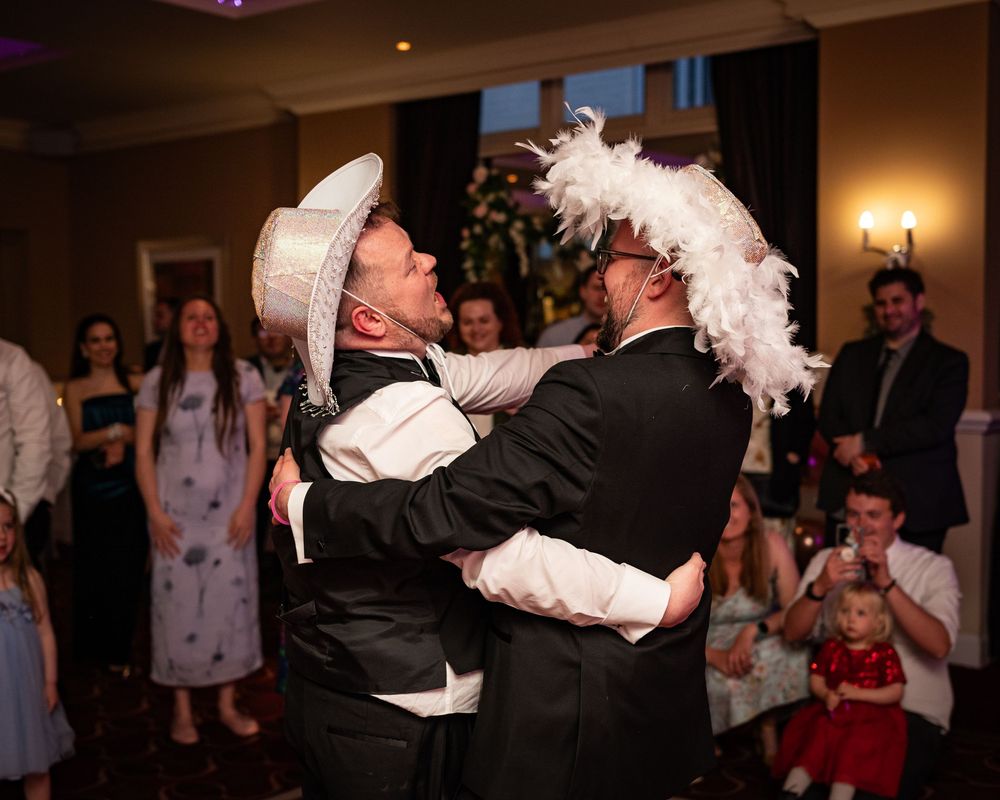 Dorset wedding photographer capturing LGBTQ+ and same-sex weddings with a fun, relaxed, and candid style full of love and joy.