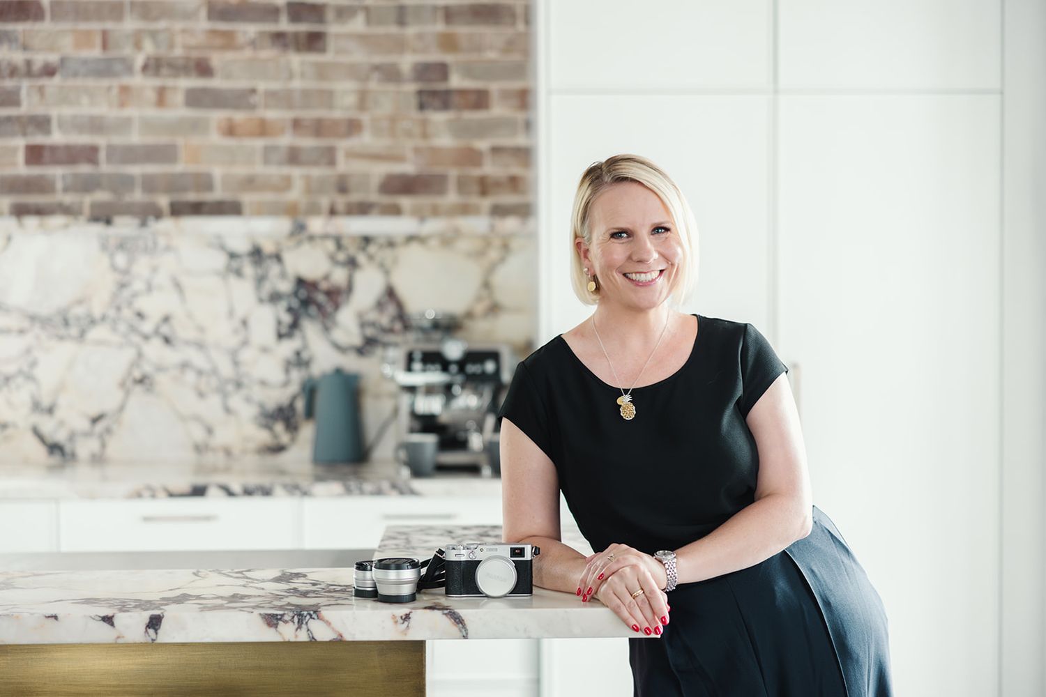 Anne Zwahlen's photo in a kitchen marble table