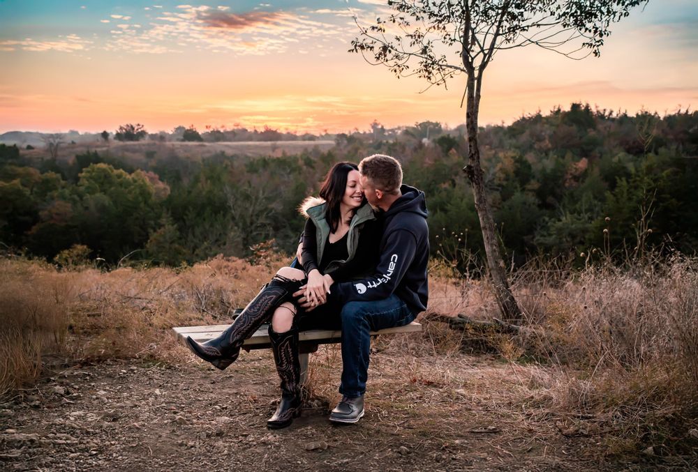 Couple Tandy Hills Fort Worth Texas