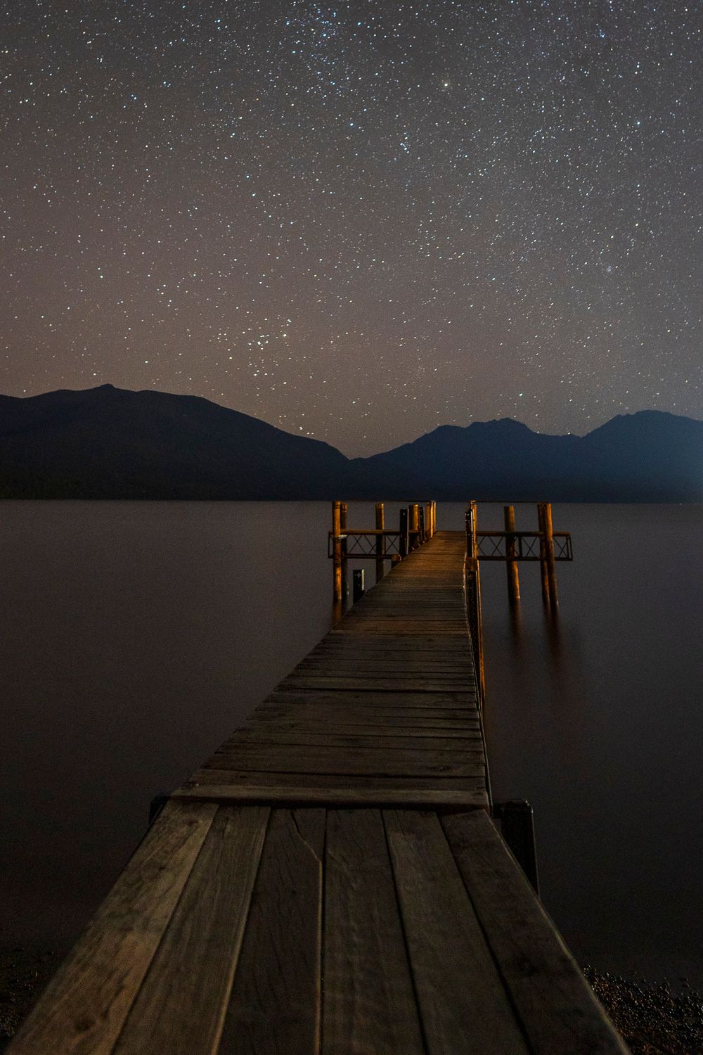 Astro over Marakura Wharf Te Anau NZ