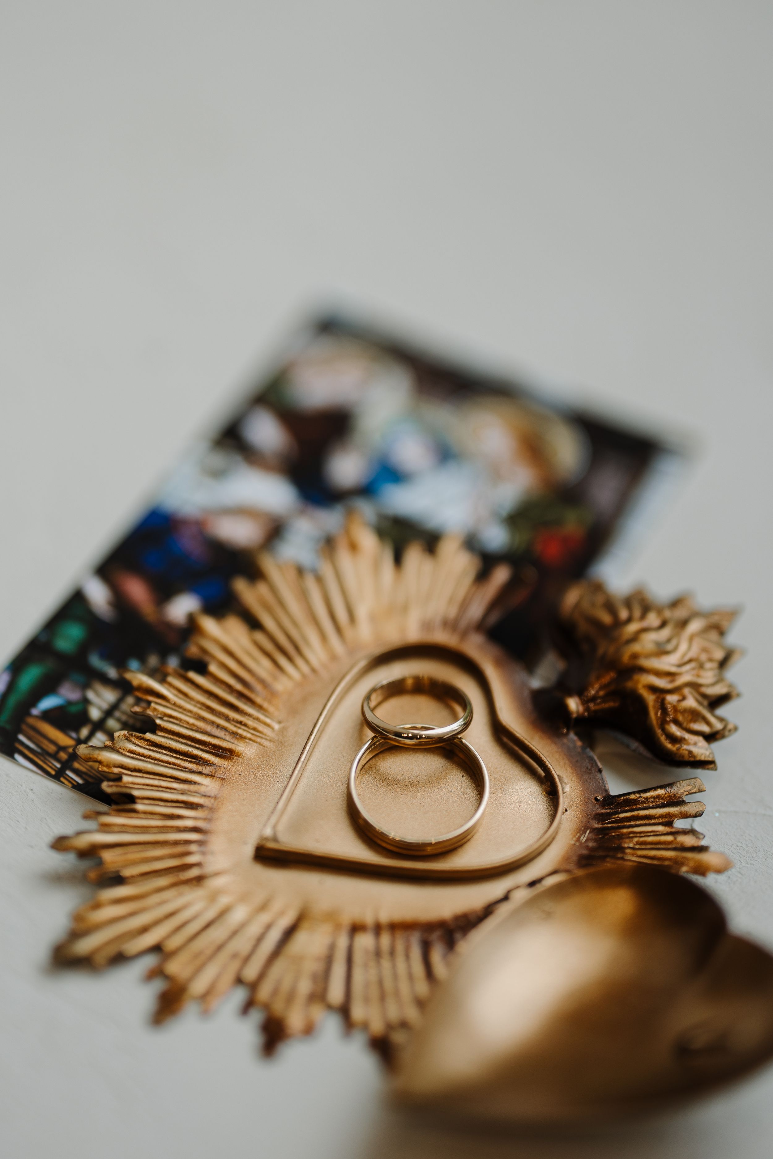 Catholic wedding portrait