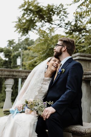 Catholic wedding portrait
