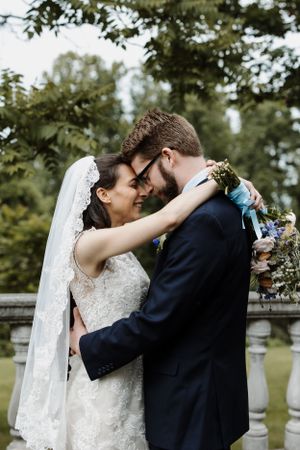 Catholic wedding portrait