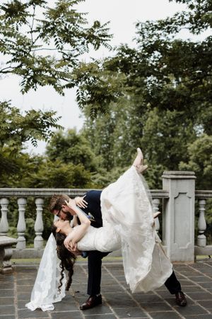 Catholic wedding portrait