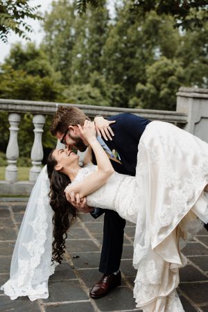 Catholic wedding portrait