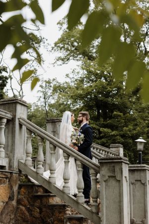 Catholic wedding portrait