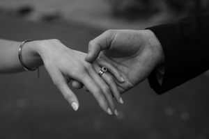 Catholic wedding portrait