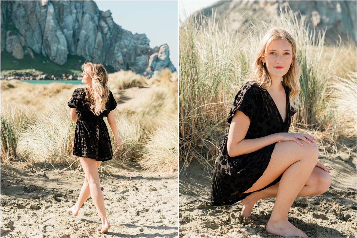 San Luis Obispo senior session in Morro Bay for a morning senior session by senior photographer Felisha connolly