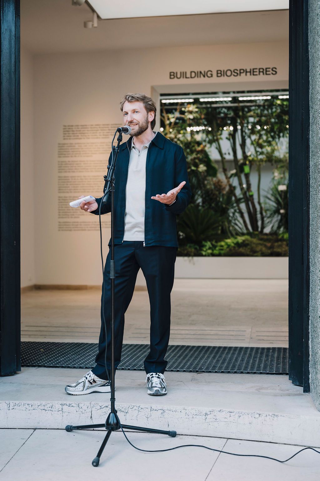 Evento di aperturta del Padiglione Belgio sulle biosfere alla Biennale di Venezia