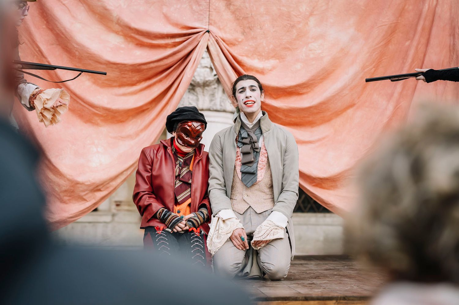 Spettacolo teatrale in Piazza San Marco a Venezia