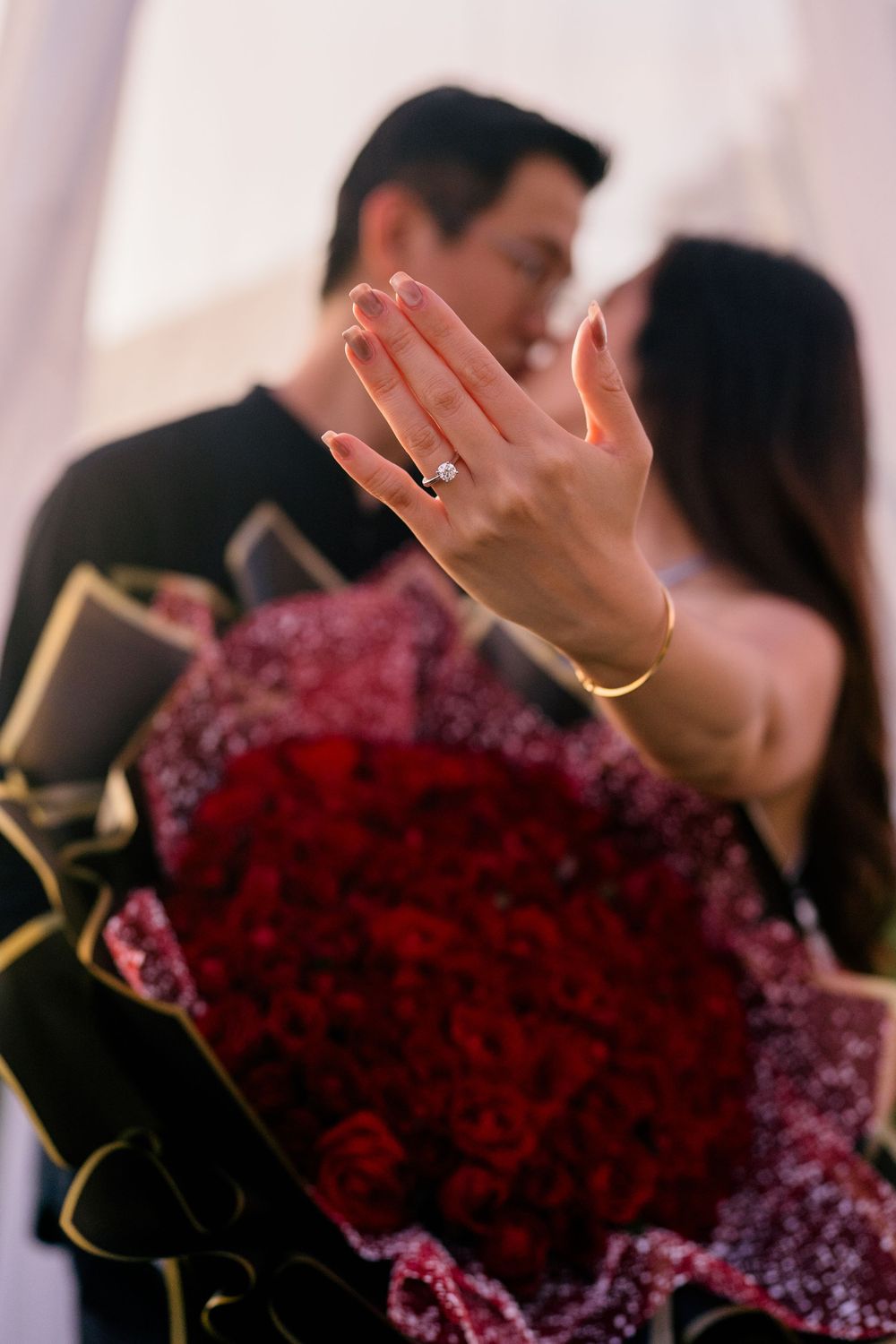 Intimate engagement photography session in Bali