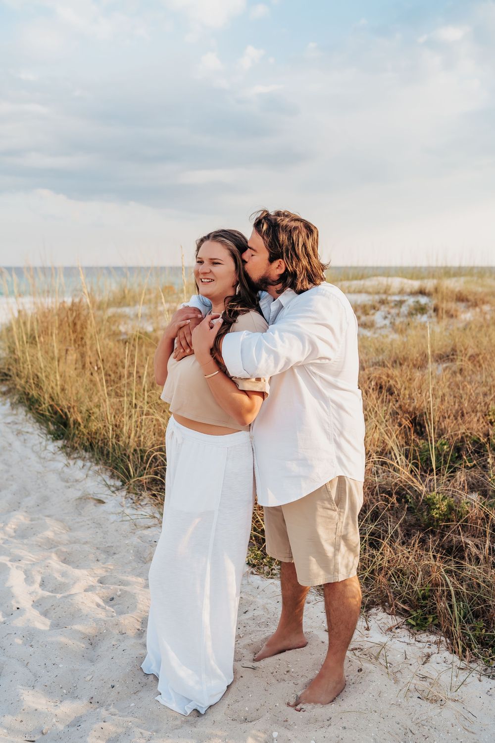 Sunset Couples Engagement Photo Session At Henderson Beach State Park Destin, Florida