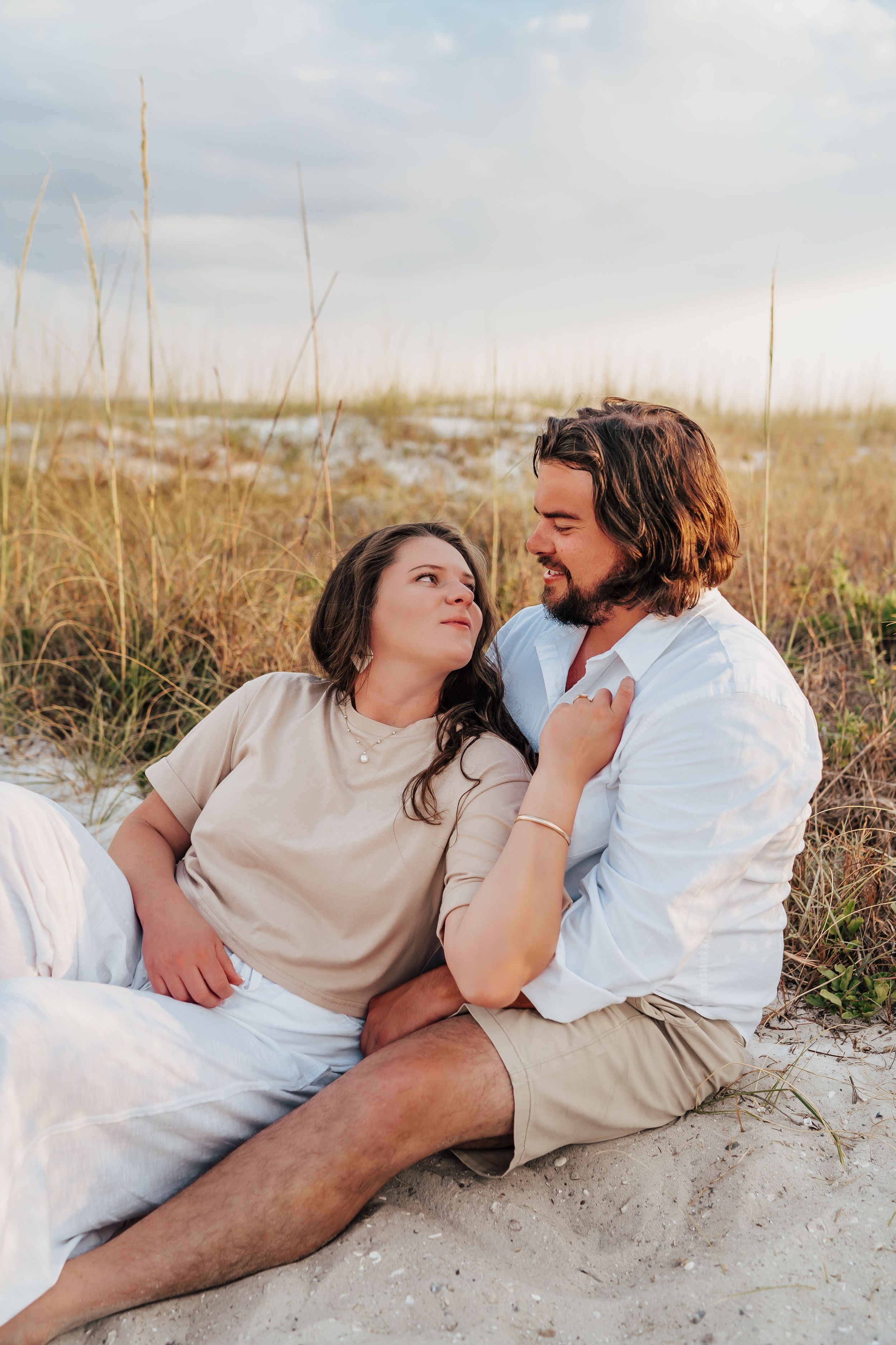 Sunset Couples Engagement Photo Session At Henderson Beach State Park Destin, Florida