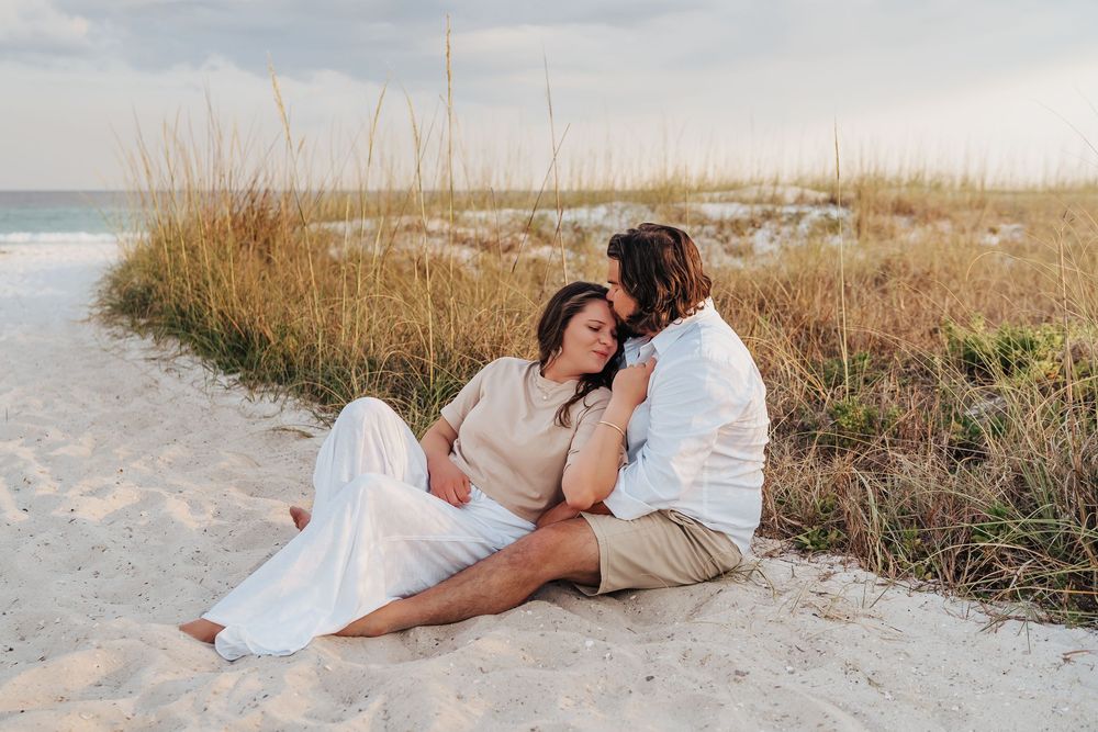 Sunset Couples Engagement Photo Session At Henderson Beach State Park Destin, Florida