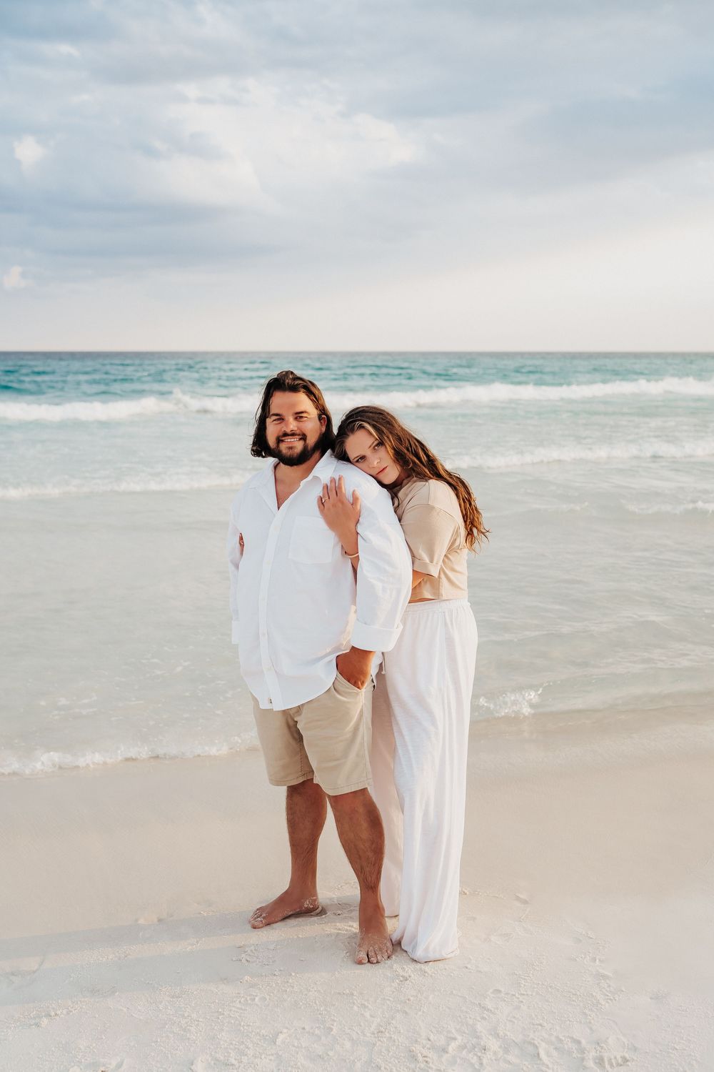 Sunset Couples Engagement Photo Session At Henderson Beach State Park Destin, Florida
