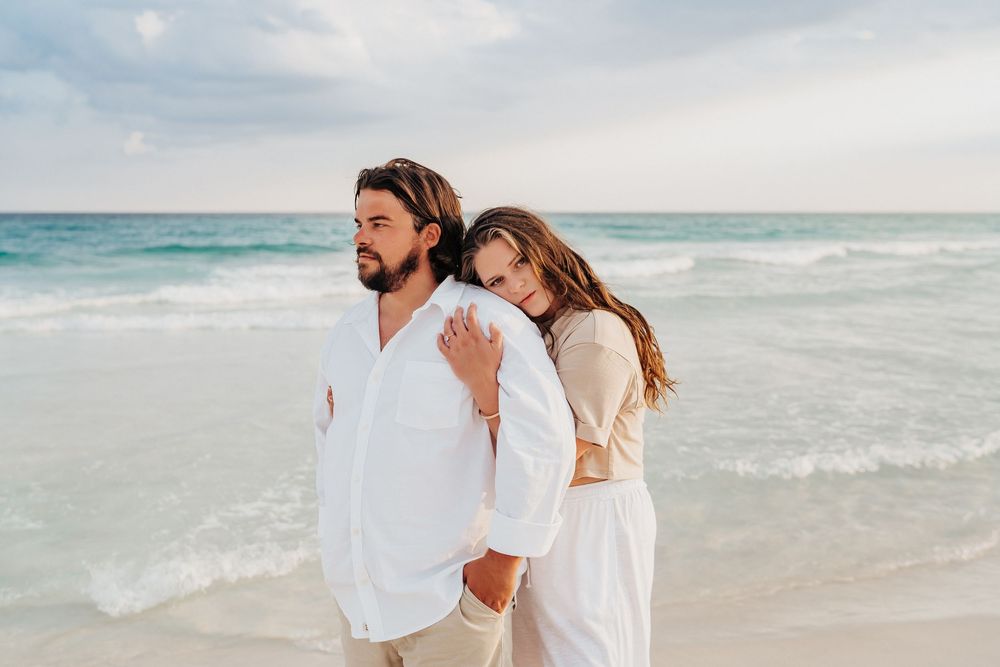 Sunset Couples Engagement Photo Session At Henderson Beach State Park Destin, Florida