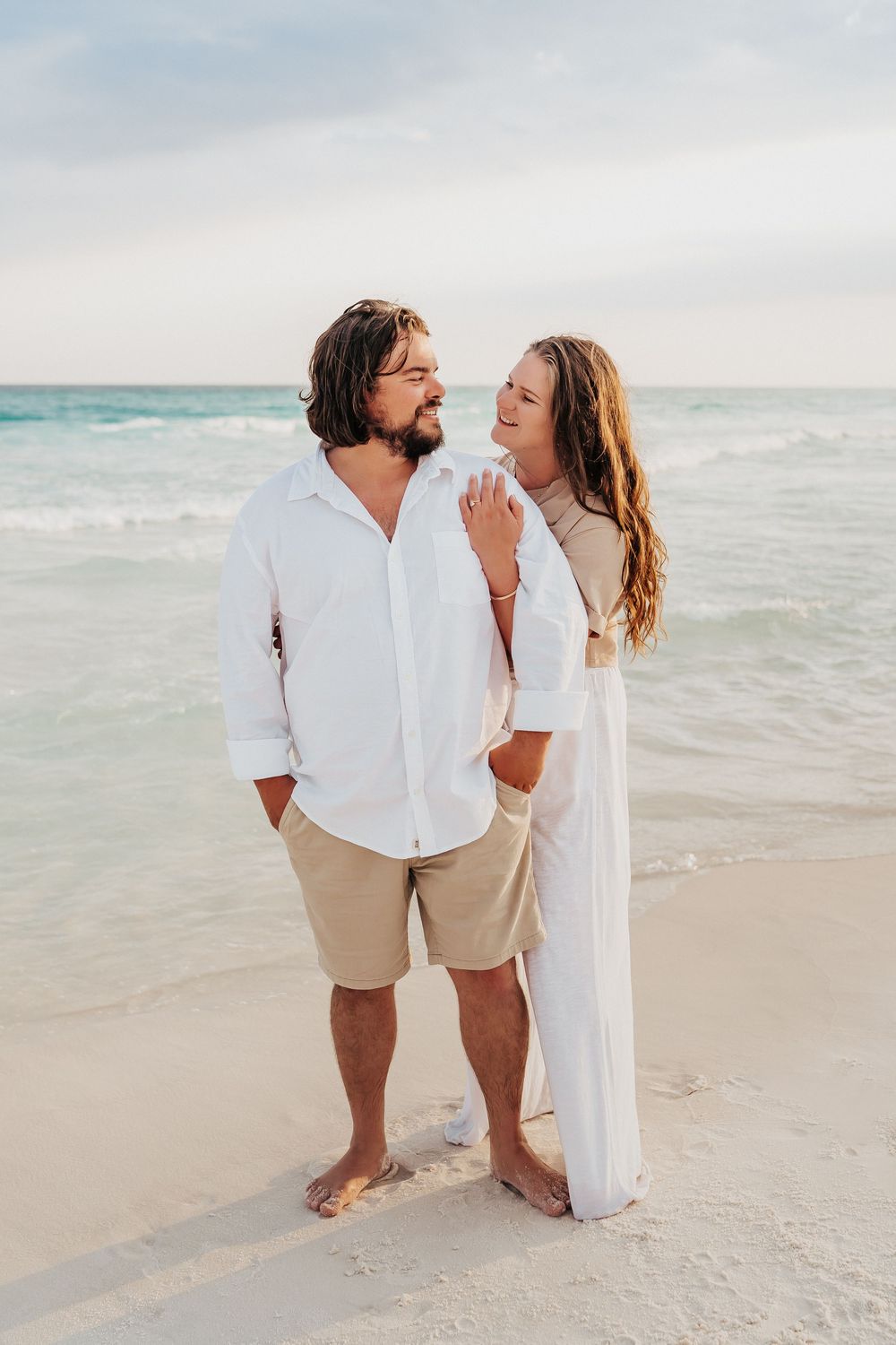 Sunset Couples Engagement Photo Session At Henderson Beach State Park Destin, Florida