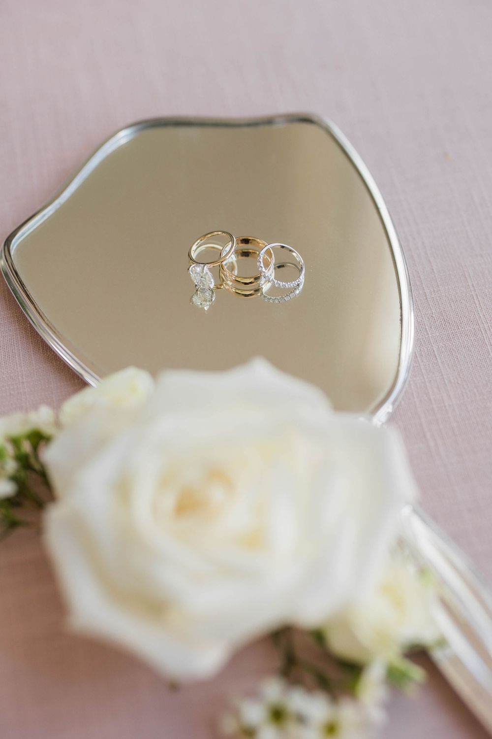 Alex's wedding day details at a private home in Manasquan, New Jersey.