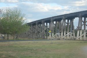 Manilla NSW showground historic bridge