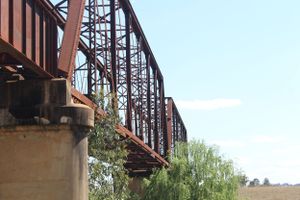Manilla NSW showground historic bridge