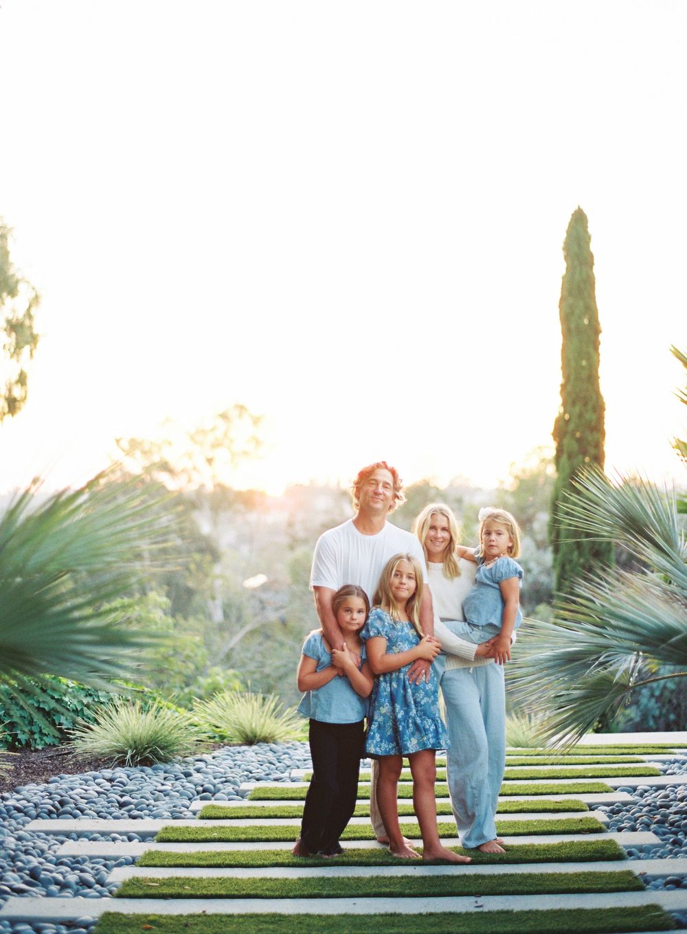 At Home Family Photos on Film in Southern California
