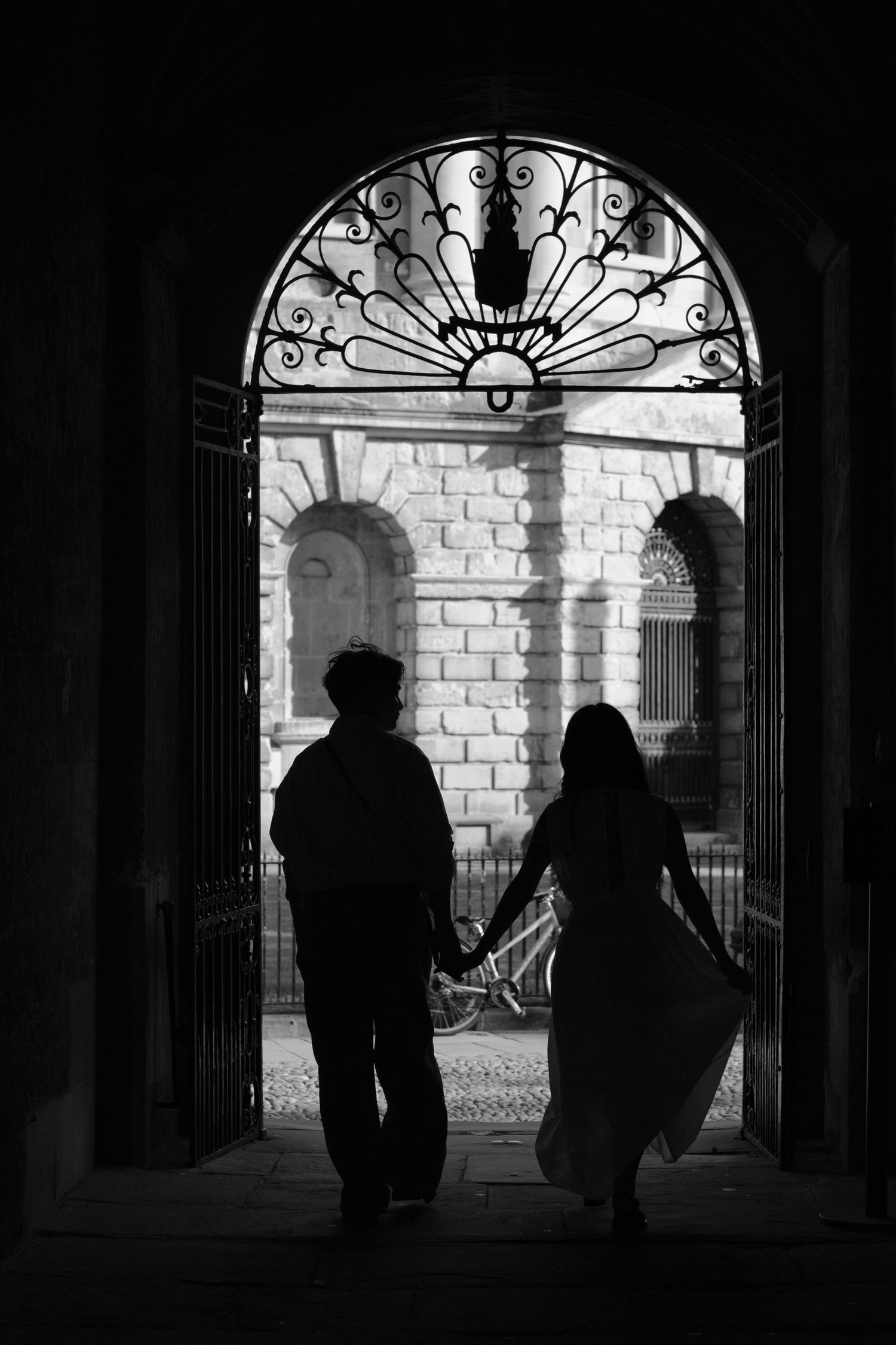 Wedding proposal at the Bodleian Library in Oxford