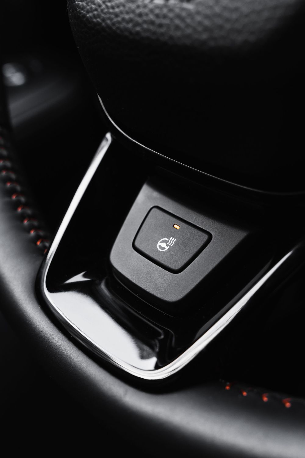 Black car interior button panel with electronic parking brake control.Mtlshutter photography