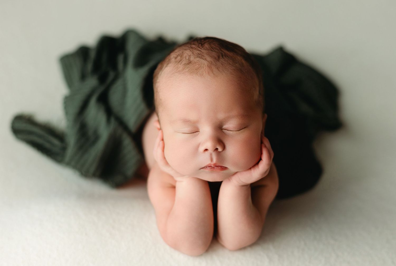 A newborn boy in a froggie pose. Greenville SC newborn photographer, Easley, SC newborn photographer, Upstate SC newborn