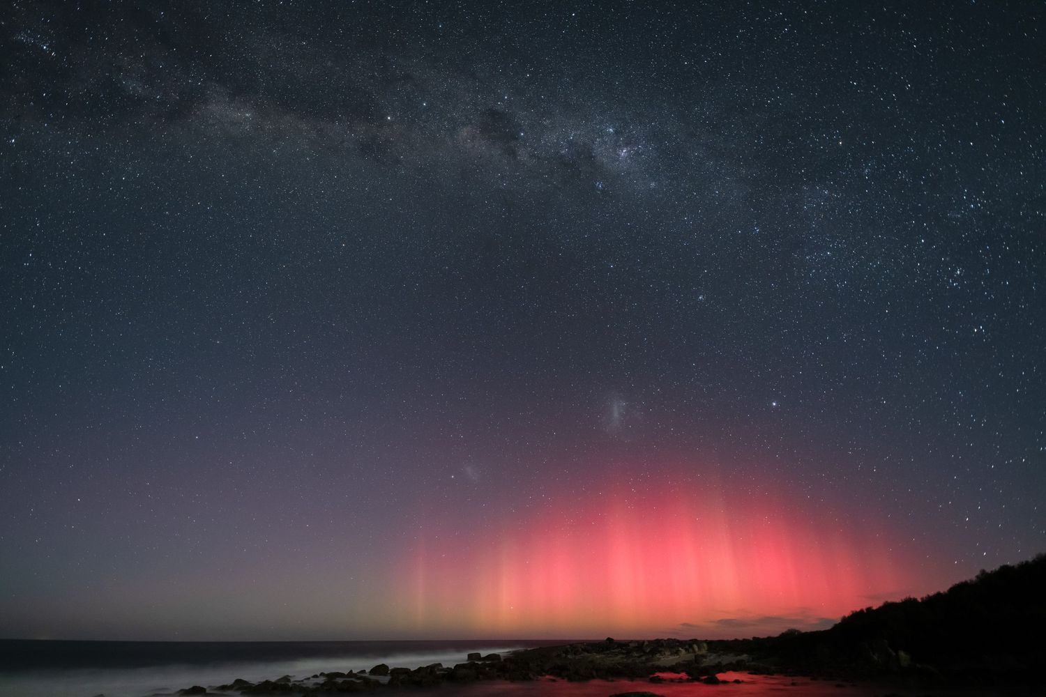 Aurora Australis, Jervis Bay, June 2025