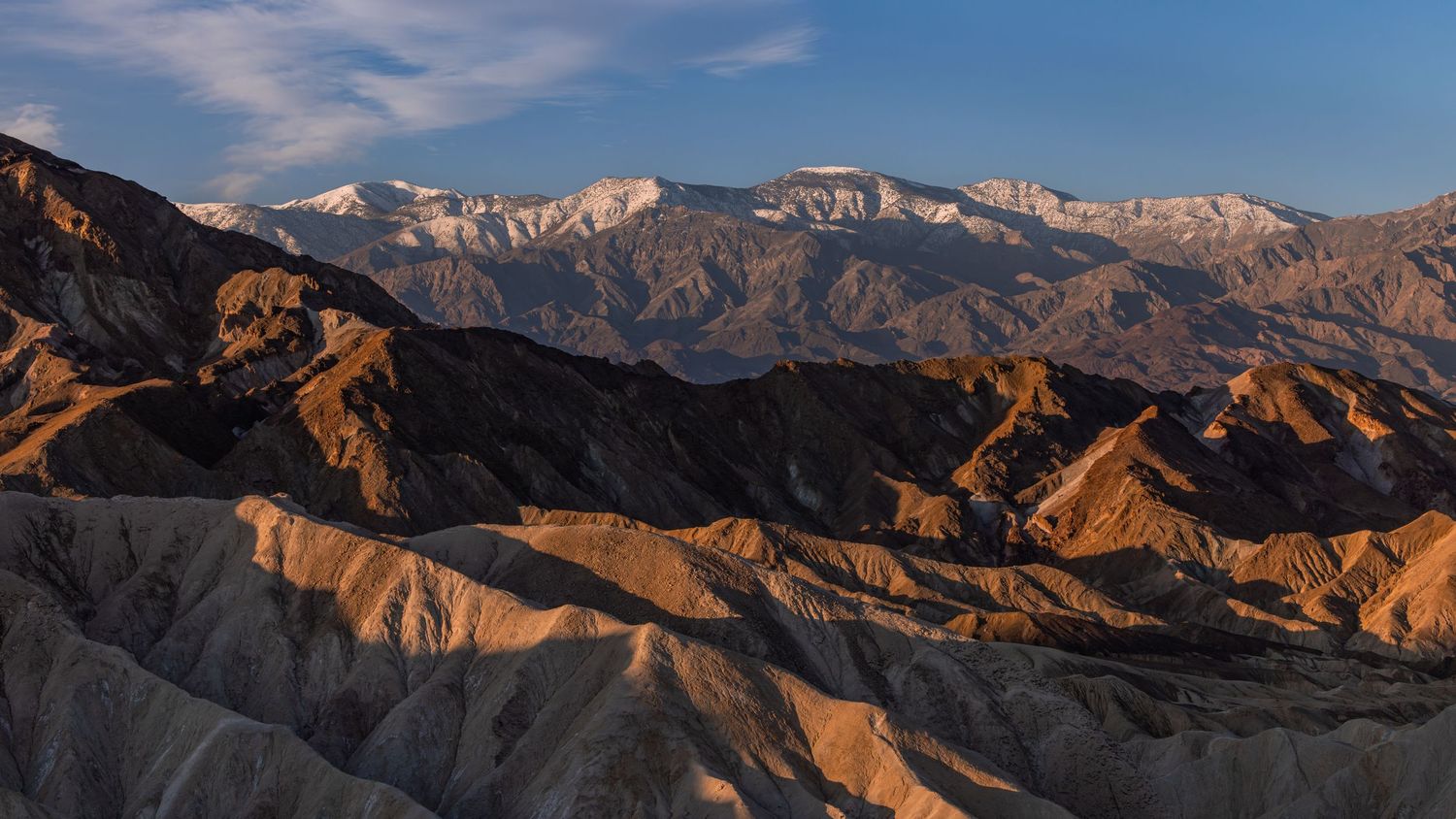 Zabriski Point at Death Valley National Park