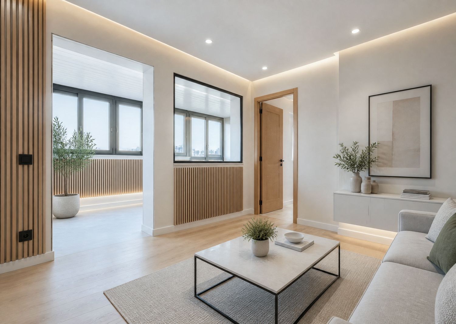 home staging virtual salón - fotógrafo de interiores